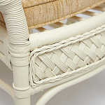 Комплект обеденный из ротанга Eloise grand white варинант исполнения - 11 | Loft Concept в Грозном