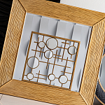 Зеркало квадратное в фактурной раме Pattern варинант исполнения - 5 | Loft Concept в Грозном