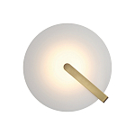 Потолочный светильник в форме плоского диска из белого матового стекла Eurofase варинант исполнения - 2 | Loft Concept в Грозном