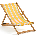 Шезлонг из акации и ткани Argentina варинант исполнения - 3 | Loft Concept в Грозном