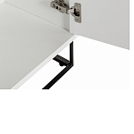 Стеллаж книжный белый с 3-мя открытыми полками и дверкой Strict Lines варинант исполнения - 4 | Loft Concept в Грозном