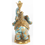 Фарфоровый подсвечник Слон с эмоцией Fluens варинант исполнения - 5 | Loft Concept в Грозном