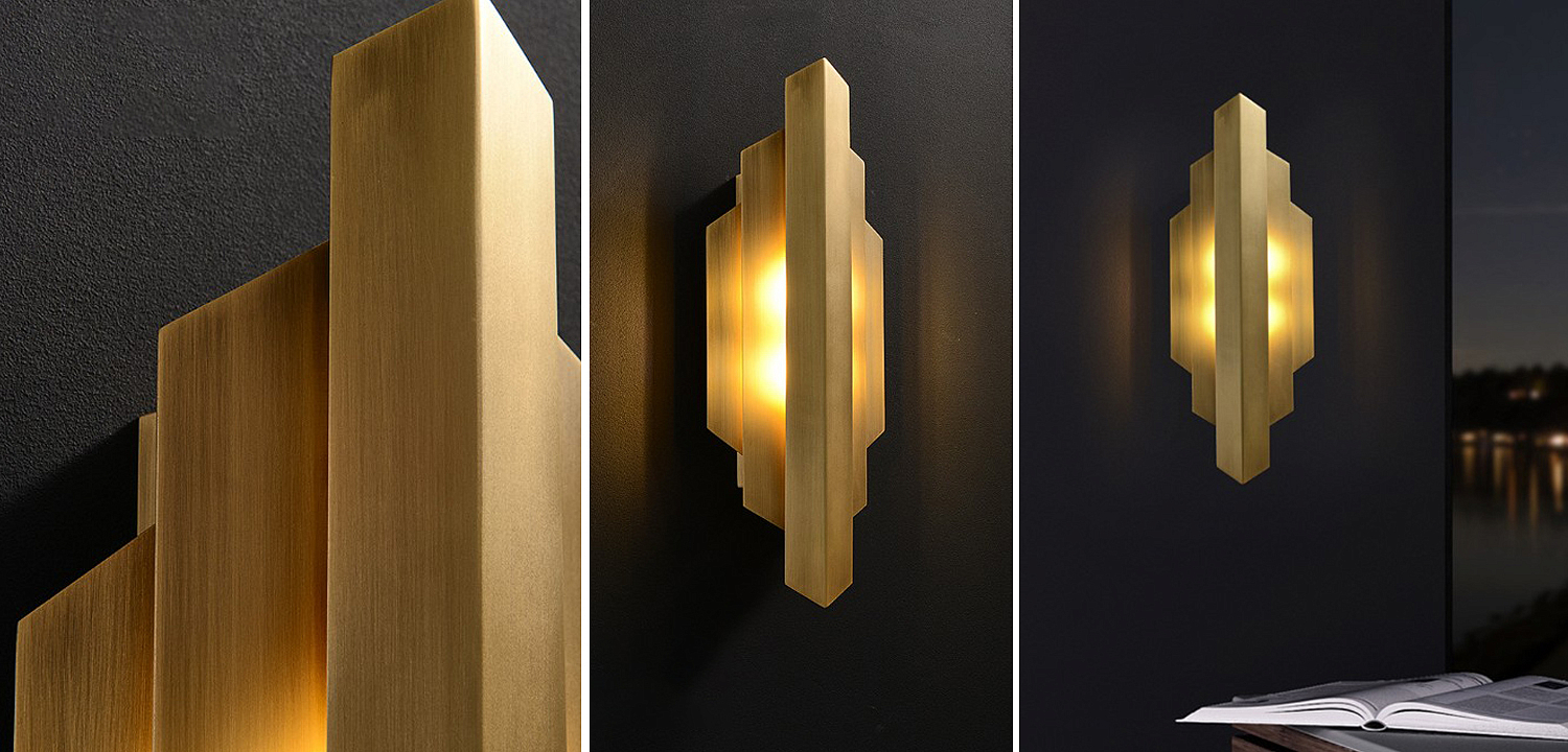 Бра Deco Sconce Vertical Geometric Modern Studio Endo Бра Deco Sconce Vertical Geometric Modern Studio Endo - Loft-Concept в Грозном