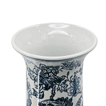 Ваза с классическим узором шинуазри синего цвета Blue & White Ornament  варинант исполнения - 2 | Loft Concept в Грозном