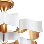 Люстра фигурная в сочетании белого и золотого цвета Shapes Inspired by Nature варинант исполнения - 1 | Loft Concept в Грозном