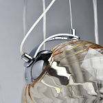 Люстра каскадная с 9-ю разноцветными стеклянными плафонами Kaleido варинант исполнения - 8 | Loft Concept в Грозном