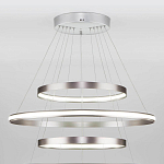 Люстра Light Ring Vertical Silver 5 колец серебро варинант исполнения - 4 | Loft Concept в Грозном