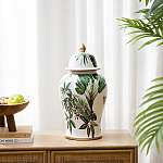 Ваза из фарфора с ручной росписью Leopard Collection  варинант исполнения - 4 | Loft Concept в Грозном