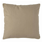 Подушка декоративная хлопковая бежевого цвета с абстрактным принтом Elysian Flow Sand варинант исполнения - 2 | Loft Concept в Грозном