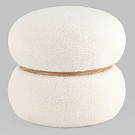 Пуф Полли S тедди белый варинант исполнения - 1 | Loft Concept в Грозном