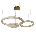 Люстра с 3-мя кольцами из натурального камня Minerals of Light варинант исполнения - 5 | Loft Concept в Грозном