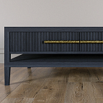 Кофейный стол Primo с двумя ящиками Черный дуб варинант исполнения - 3 | Loft Concept в Грозном