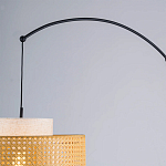 Торшер с декоративным поясом из плетеного бамбука Biuloggicu варинант исполнения - 3 | Loft Concept в Грозном