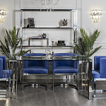 Стол обеденный металлический Weightlessness варинант исполнения - 4 | Loft Concept в Грозном