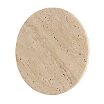 Бра с круглым плафоном из травертина Shaw Marble Lighting варинант исполнения - 4 | Loft Concept в Грозном