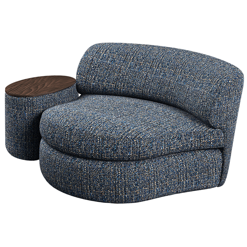 Кушетка со столиком Ulysses Синий Орех в Грозном | Loft Concept 