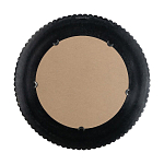 Зеркало круглое с текстурированным дизайном рамы Helios варинант исполнения - 3 | Loft Concept в Грозном