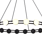 Люстра кольцевая с круглыми светодиодными источниками света Maxine Light варинант исполнения - 5 | Loft Concept в Грозном