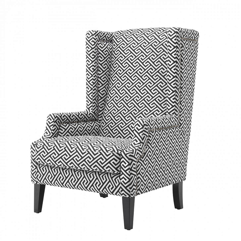 Кресло Eichholtz Chair Eleventy Черно-белый Кресло Eichholtz Chair Eleventy Черно-белый в Грозном | Loft Concept