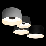 Потолочный светильник с 4-мя цилиндрическими абажурами белого серого и черного цвета Urban Dome варинант исполнения - 4 | Loft Concept в Грозном