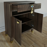 Комод Elsa Dreams Walnut Двухстворчатый  варинант исполнения - 1 | Loft Concept в Грозном