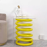 Дизайнерский журнальный стол на 2-х конусообразных ножках Epykopy варинант исполнения - 1 | Loft Concept в Грозном