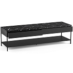 ТВ-тумба с мраморной столешницей Vayo Marble TV Stand варинант исполнения - 3 | Loft Concept в Грозном