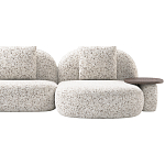 Модульный Диван Orus с кушеткой и столиком варинант исполнения - 5 | Loft Concept в Грозном