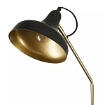 Торшер с плафоном в форме купола в сочетании черного и золотистого цвета Minimalist Execution варинант исполнения - 1 | Loft Concept в Грозном