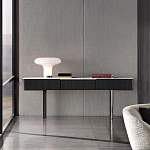 Консоль чёрная с позолоченной центральной частью Beyond Console варинант исполнения - 3 | Loft Concept в Грозном