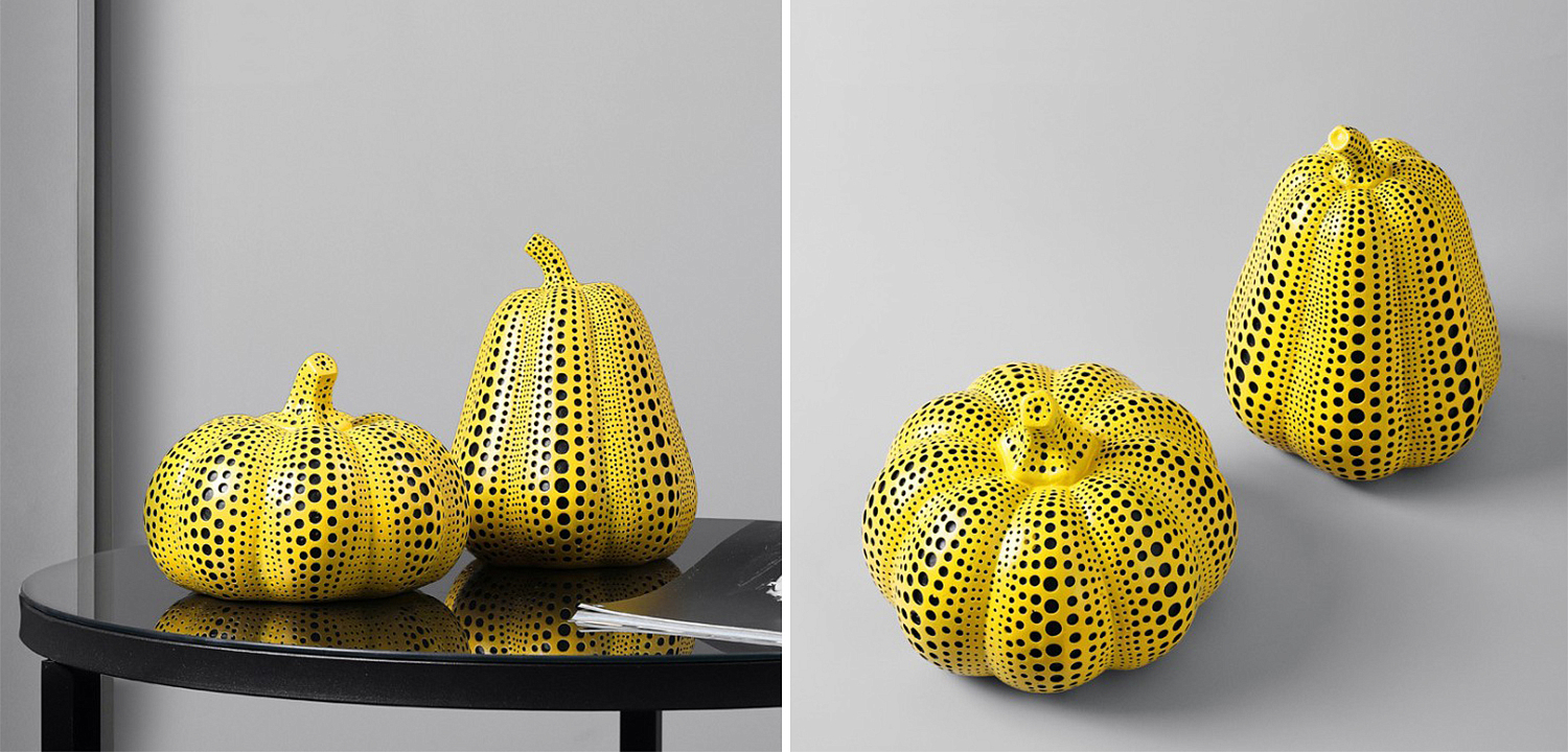Статуэтка тыквы Kusama Yayoi I Статуэтка тыквы Kusama Yayoi I - Loft-Concept в Грозном