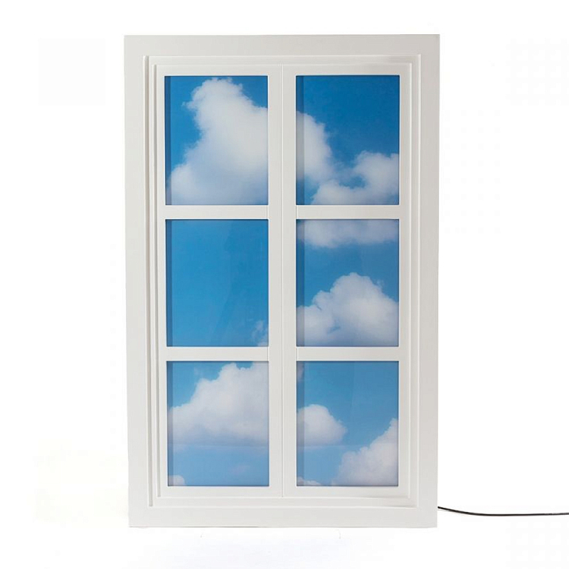 Настенный светильник Seletti Suite Window Белый Голубой Настенный светильник Seletti Suite Window Белый Голубой в Грозном | Loft Concept