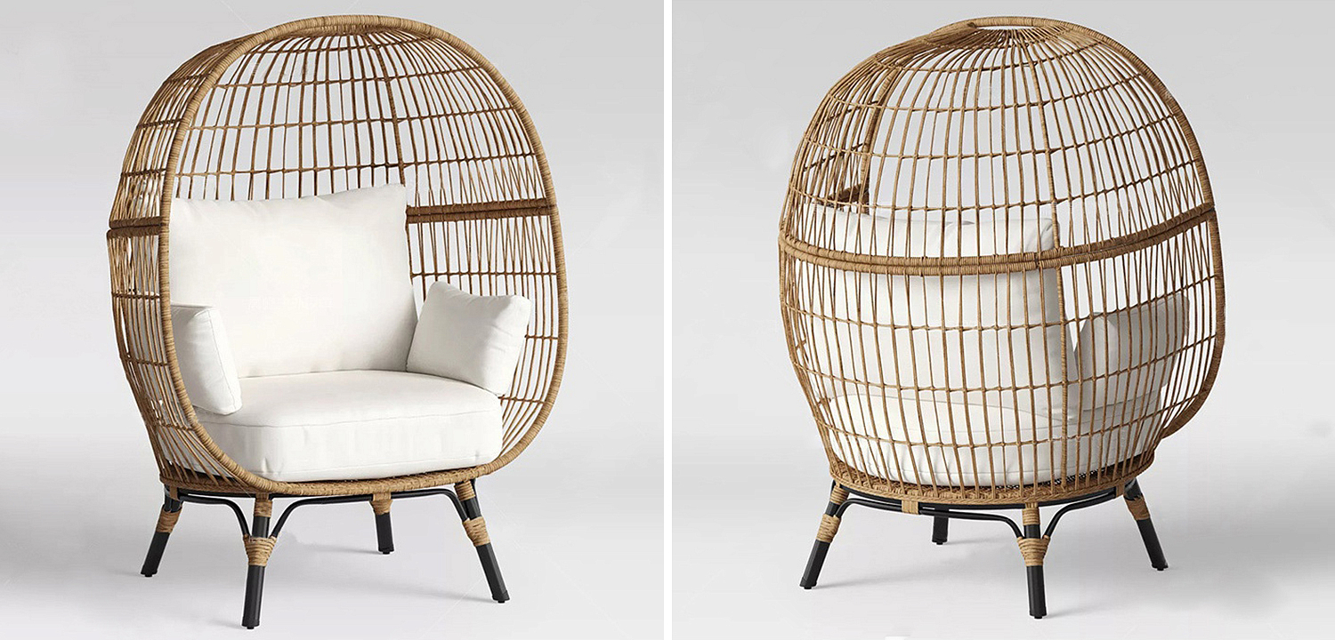 Плетеное кресло Myah Wicker Armchair Плетеное кресло Myah Wicker Armchair - Loft-Concept в Грозном