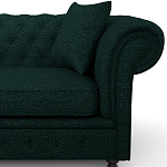 Мебельная ткань Шенилл темно-зеленый цвет 138 см T4-36 варинант исполнения - 8 | Loft Concept в Грозном