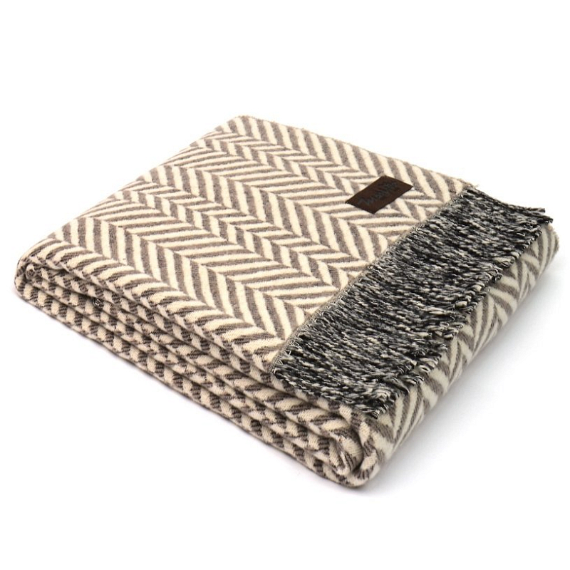 Плед PALLADIO 0001 Marzotto Бежевый в Грозном | Loft Concept 