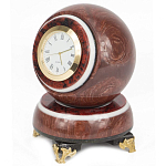 Часы настольные в виде шара из натурального камня Ball Stone Clock варинант исполнения - 4 | Loft Concept в Грозном