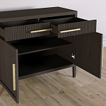 Буфет Primo с двумя ящиками и двумя фасадами шпон орех варинант исполнения - 4 | Loft Concept в Грозном