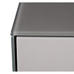 Комод со стеклянной столешницей и с выдвижными ящиками Minimalist Accent варинант исполнения - 5 | Loft Concept в Грозном