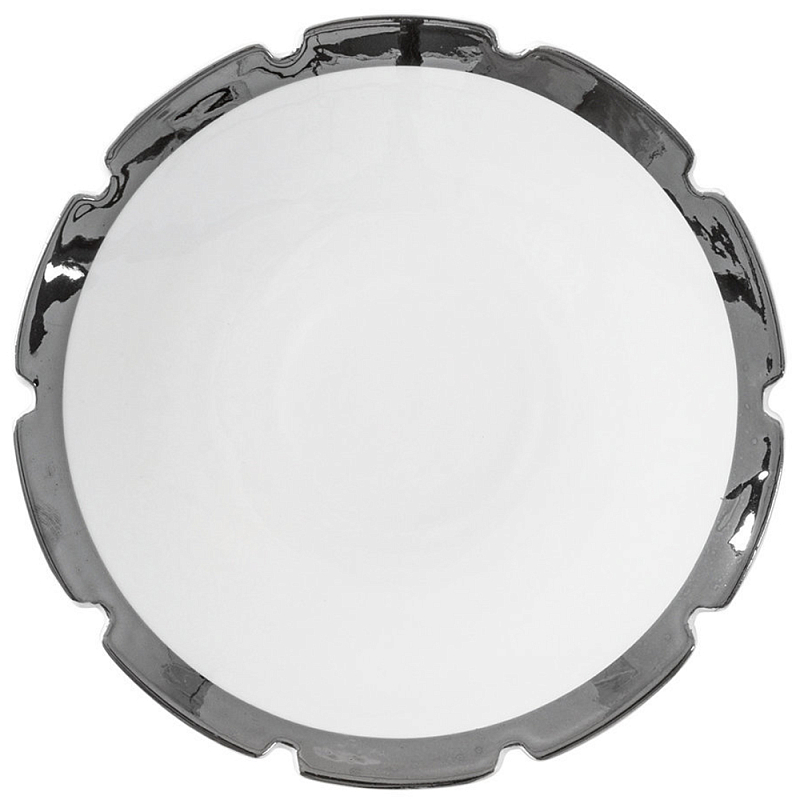 Тарелка Seletti Machine Collection 2 Белый Серый в Грозном | Loft Concept 