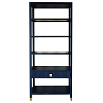 Стеллаж Elsa Dreams Blue со стеклянными полками и ящиком варинант исполнения - 7 | Loft Concept в Грозном