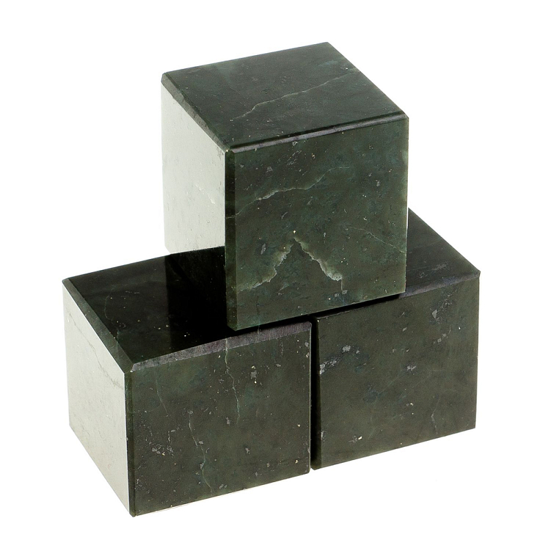 Камни для охлаждения виски из чёрного змеевика Natural Stone Cube Черный Камни для охлаждения виски из чёрного змеевика Natural Stone Cube Черный в Грозном | Loft Concept