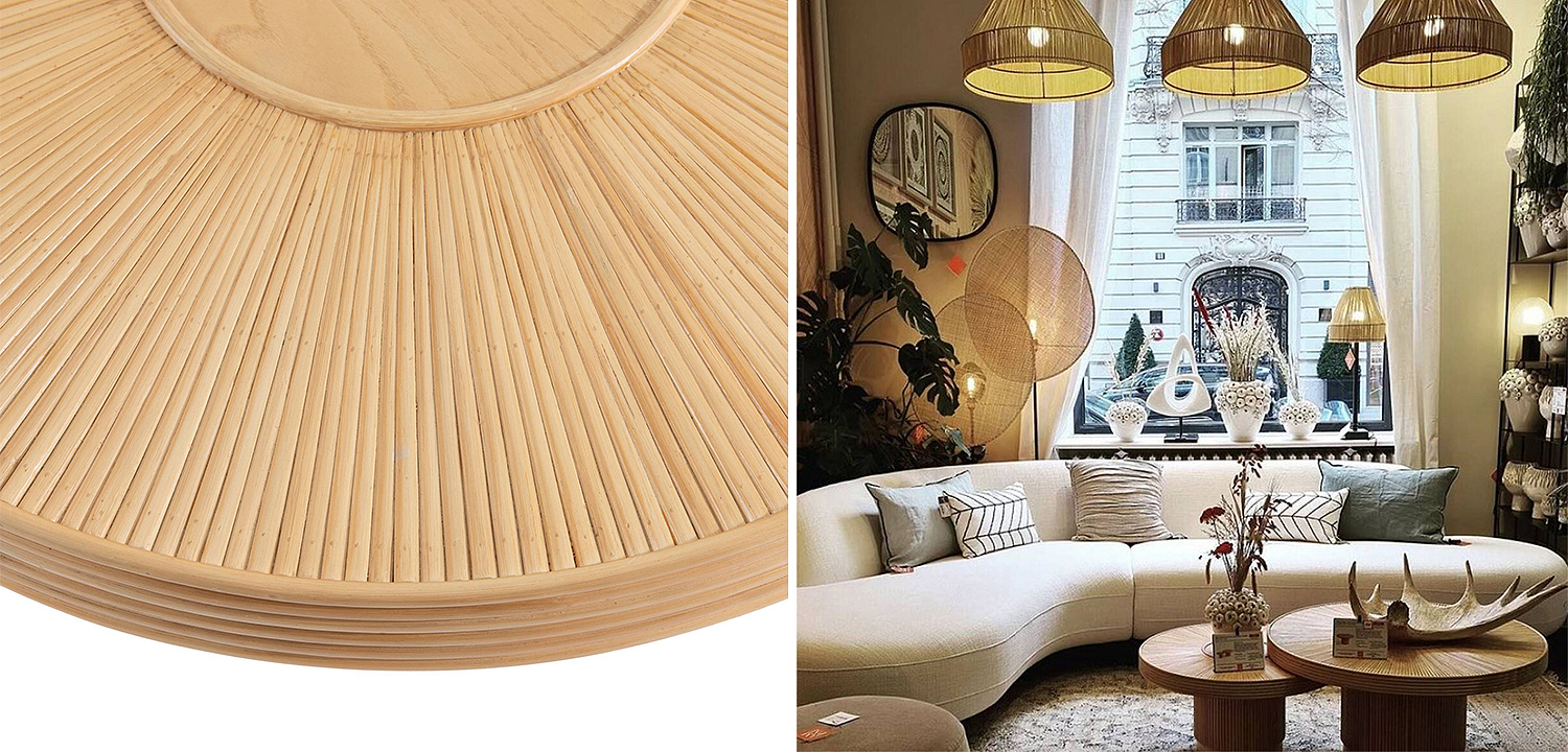 Кофейный стол Randi Wicker Coffee Table Кофейный стол Randi Wicker Coffee Table - Loft-Concept в Грозном