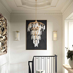 Бра настенное высокое из стеклянных трубочек Gladia варинант исполнения - 3 | Loft Concept в Грозном