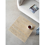 Столик приставной с квадратной столешницей Textured Cream Table варинант исполнения - 5 | Loft Concept в Грозном