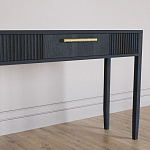 Элегантная Консоль Primo с выдвижным ящиком Черный дуб варинант исполнения - 3 | Loft Concept в Грозном