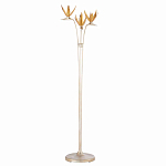 Торшер с 3-мя плафонами в виде цветов Golden Bird of Paradise варинант исполнения - 3 | Loft Concept в Грозном