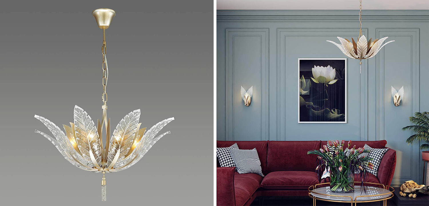Люстра Glass Petals Chandelier 75 Люстра Glass Petals Chandelier 75 - Loft-Concept в Грозном