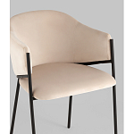 Стул Brace велюр молочный варинант исполнения - 2 | Loft Concept в Грозном