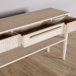 Дизайнерская Консоль с полкой и ящиком Primo Светлый дуб варинант исполнения - 5 | Loft Concept в Грозном