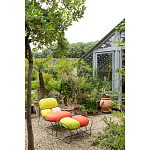 Дизайнерское разноцветное кресло на металлическом каркасе с подставкой для ног Poltronova Plasma Armchair варинант исполнения - 9 | Loft Concept в Грозном